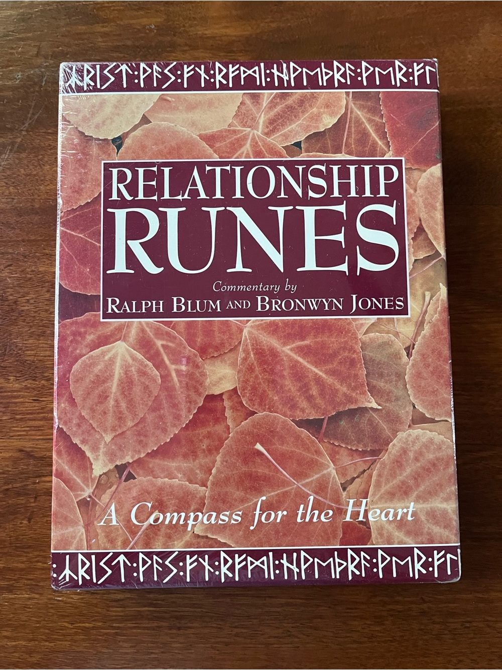 Relationship Runes Paperback Book - Burgundy Cover